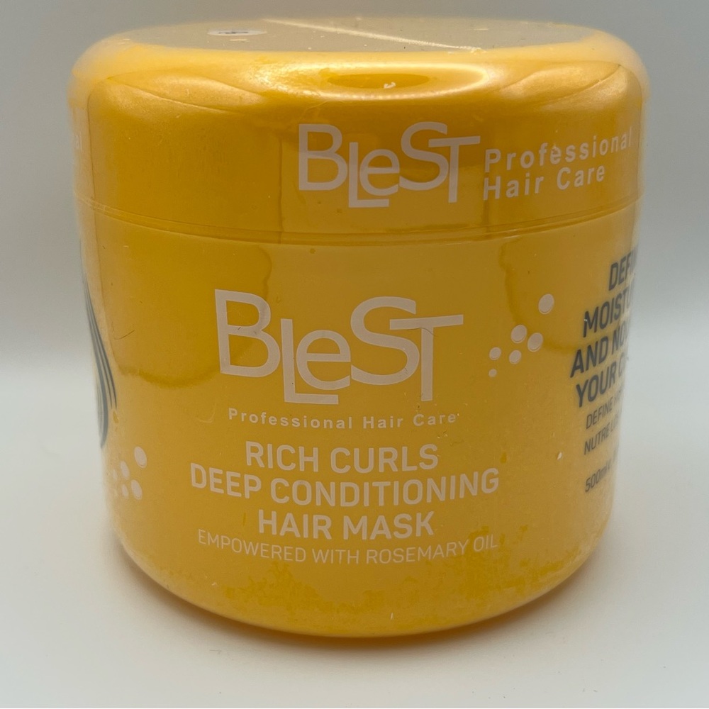 Rich Curls by BLeST Professional Deep Conditioning Hair Mask with Rosemary Oil